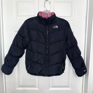 North Face Kids Reversible Puffer Jacket Size M.